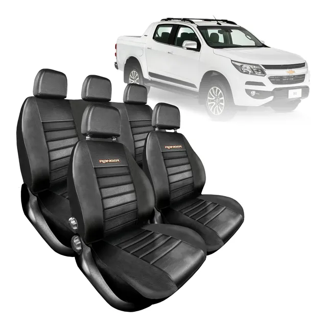 Funda Cubre Asiento Cuero Acolchado Chevrolet S-10 16/-