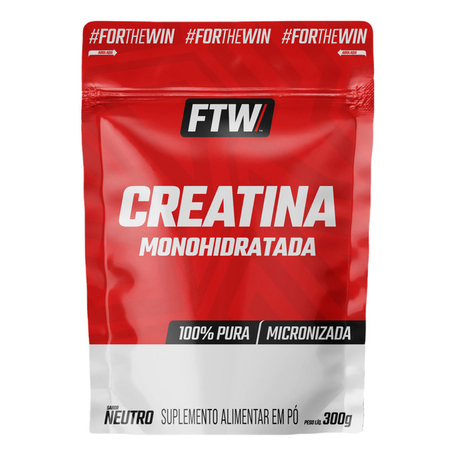 Creatina Monohidratada 100% Pura Refil 300g - Ftw Creatina Monohidratada 100% Pura Refil 300g - Ftw