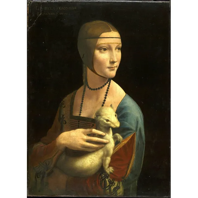 Cuadro La Dama Del Arminio - Da Vinci 50x60
