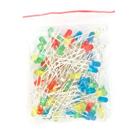 Combo Led Difuso 5mm X 100 - Ideal Arduino