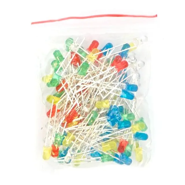 Combo Led Difuso 5mm X 100 - Ideal Arduino