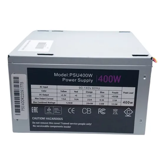 Fuente De Poder Atx 400 Watts 400wa