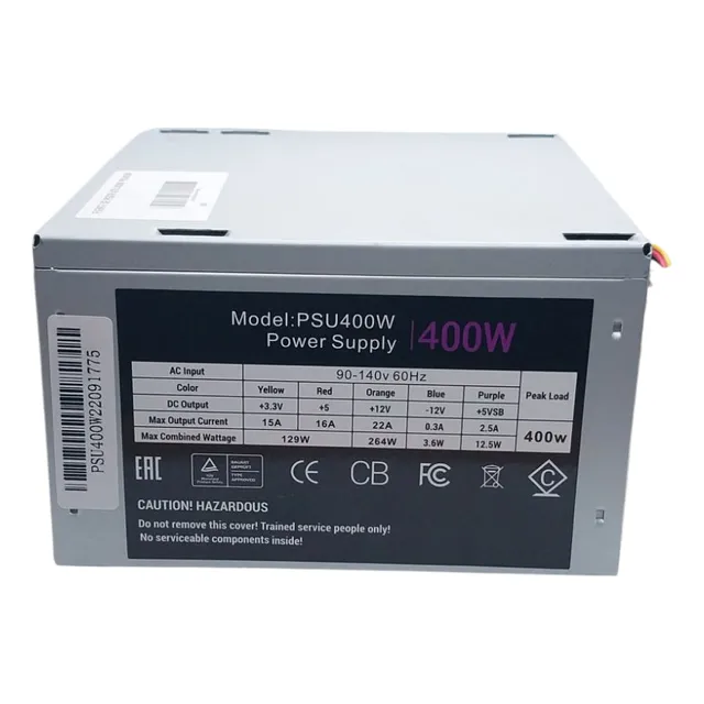 Fuente De Poder Atx 400 Watts 400wa