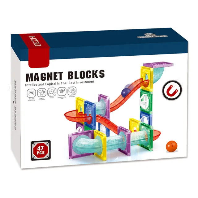 Bloques Magneticos Mega Baby 47 Piezas Construccion