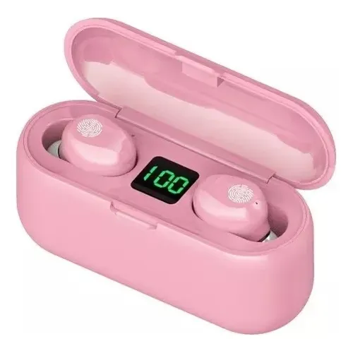 Audífonos In-ear Inalámbricos F9 Rosa