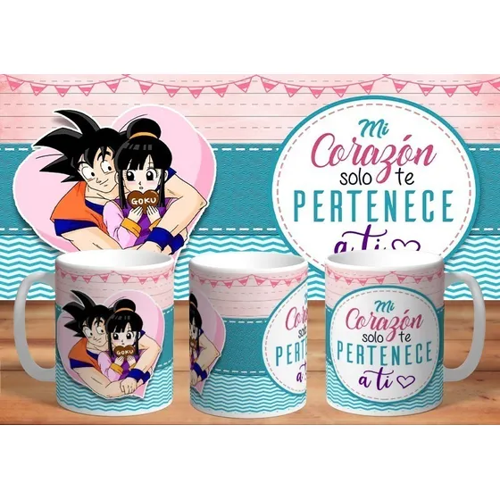 Taza De Ceramica Sublimada Parejas Dbz: Mi Corazon