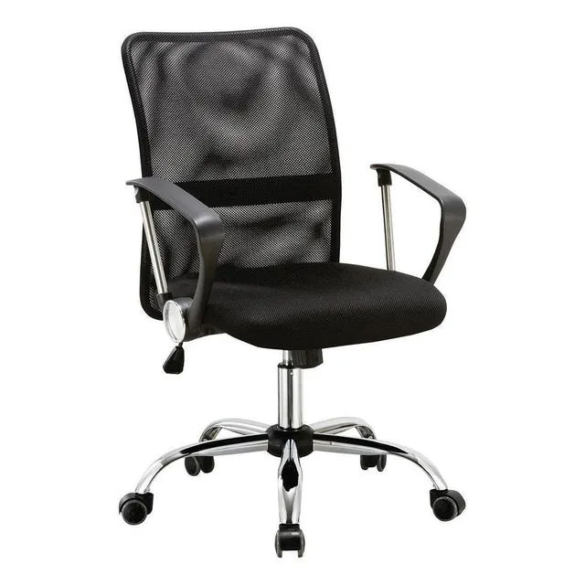 Cadeira De EscritĂłrio Pelegrin Pel-501 ErgonĂŽmica Preta Com Estofado De Mesh Cadeira De EscritĂłrio Pelegrin Pel-501 ErgonĂŽmica Preta Com Estofado De Mesh
