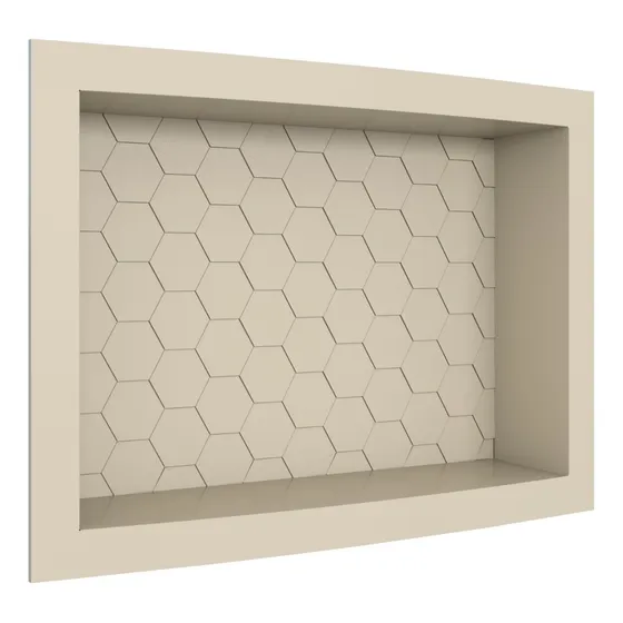 Nicho Repisa De Embutir Ducha Estante De Baño Inyectado 40cm