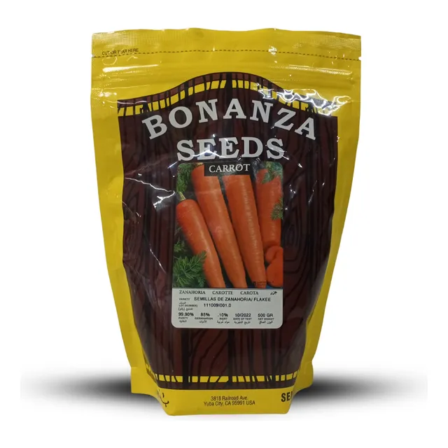 Zanahoria Flakee 500gr Semillas Bonanza