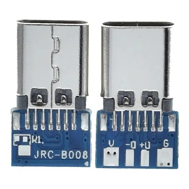 Conector Usb 3.1 Tipo C Hembra (10 Pz) Para Soldar