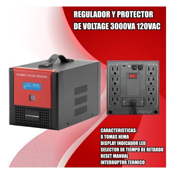 Regulador De Voltaje De 3000va Nuevo Marca Aplus