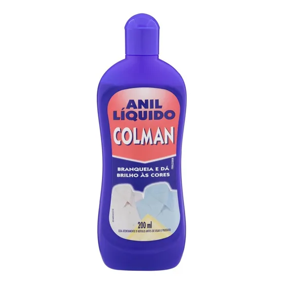 Anil Líquido Colman Branqueador - Frasco 200ml