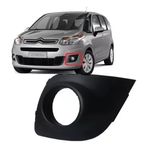 Moldura Do Farol De Milha Citroen C3 Picasso Lado Esquerdo