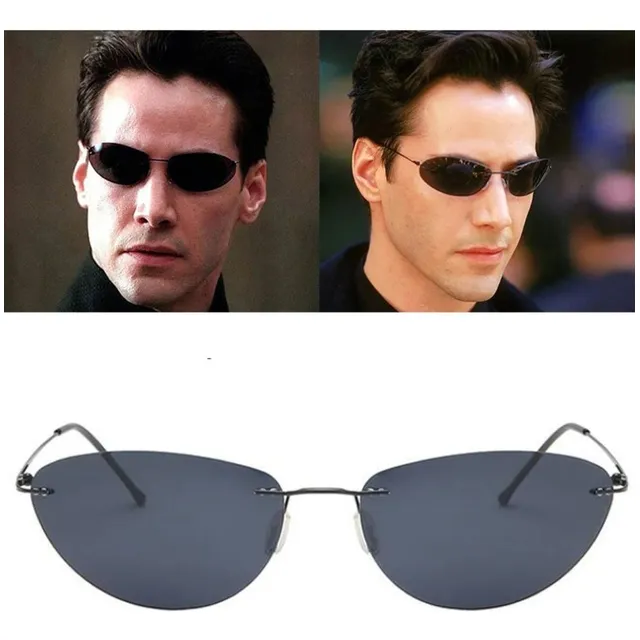 Lentes Neo Matrix De Sol Metal Con Protección Uv