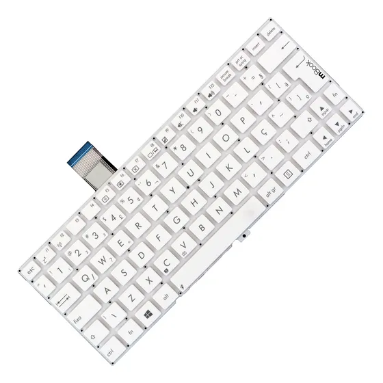 Teclado Asus Vivobook X102 X102b X102ba Branco Br Idioma Português Brasil