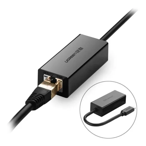 Adaptador De Red Usb C A Ethernet Rj45 De 100 Mbps / Ugreen