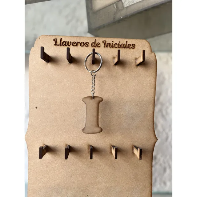 Pack De 10 Llaveros Iniciales