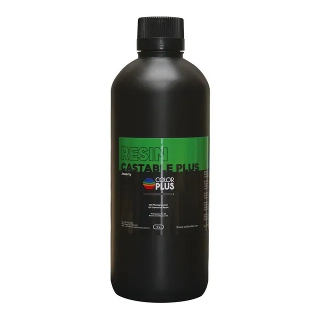 Resina Uv Para Impresora 3d Color Plus Casteable Joyeria 1lt