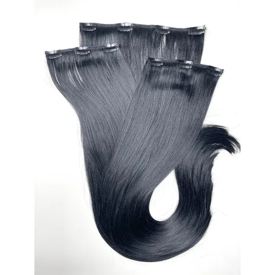 Tic Tac Cabelo Orgânico Bio 100% Fibra Liso 75 Cm 3 Telas