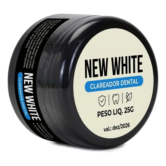 New White Clareador Dental Carvão Ativado Em Pó Promoção