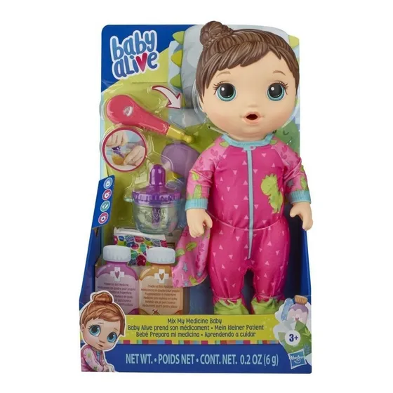 Muñeca Baby Alive - Bebé Prepara Mi Medicina E6942 Hasbro.