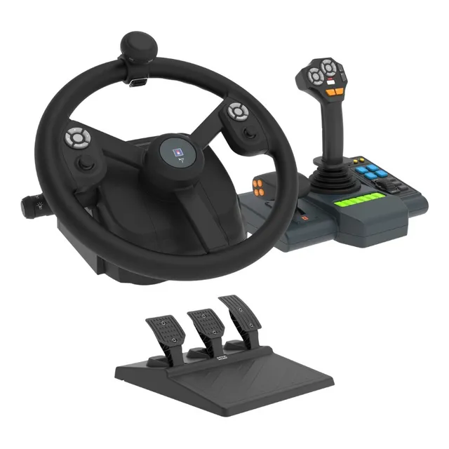 Simulador de manejo gamer Hori HPC-043U color negro