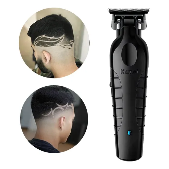 Máquininha Barba E Cabelo Acabamento Sem Fio Recarregável