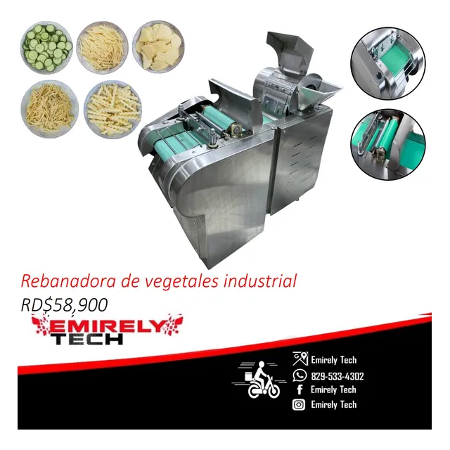 Cortadora Rebanadora Industrial De Vegetales Papa