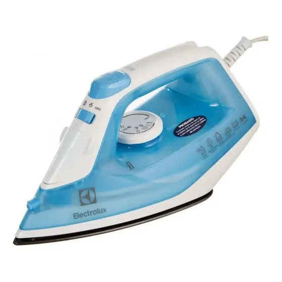 Plancha De Vapor Electrolux Sie60 1200w 250ml Blanc Y Celest