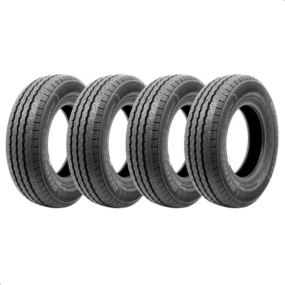 4 Pneu 185 R14 Carga 8 Lonas Kombi Original Delinte Dv2