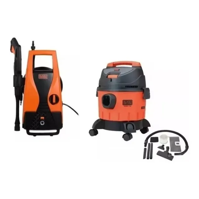 Combo Kit B&d Aspiradora 15lt + Hidrojet 1400w 1512 Psi