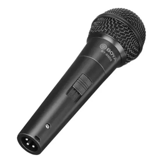 Microfone Vocal Cardioide By-bm58 Boya Preto