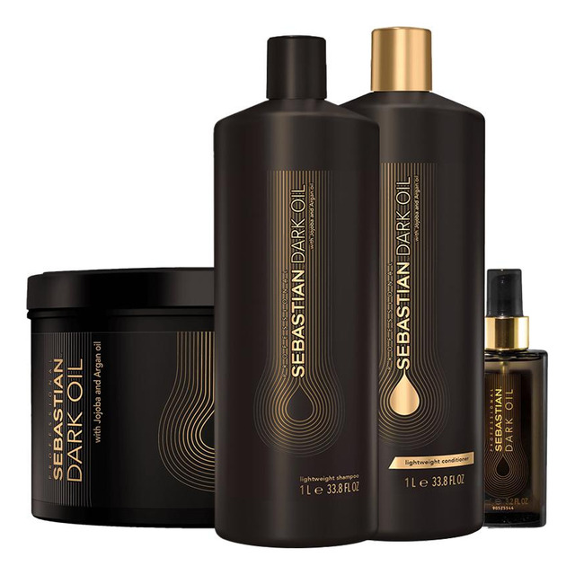 Kit Sebastian Pro Dark Oil - Sh E Cond E Másc E Óleo 95ml Kit Sebastian Pro Dark Oil - Sh E Cond E Másc E Óleo 95ml