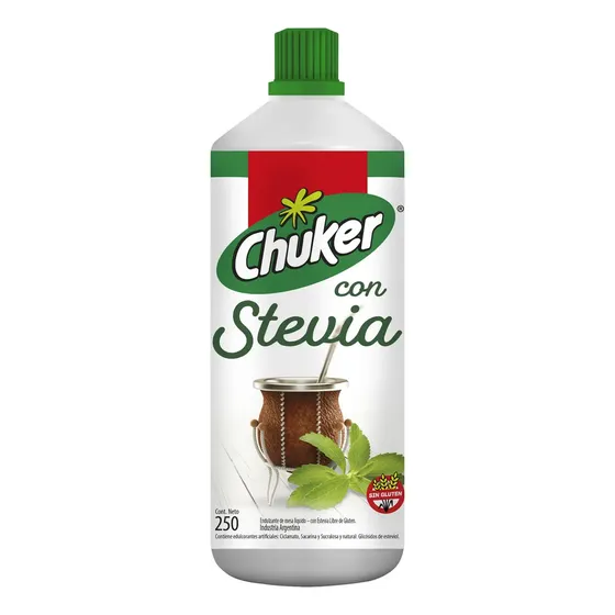Endulzante Chuker Stevia 250 Ml | Cuotas sin interés