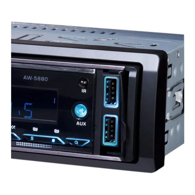 Radio Auto 1 Din Bt Usb X2 Radio Fm Aiwa Aw5880