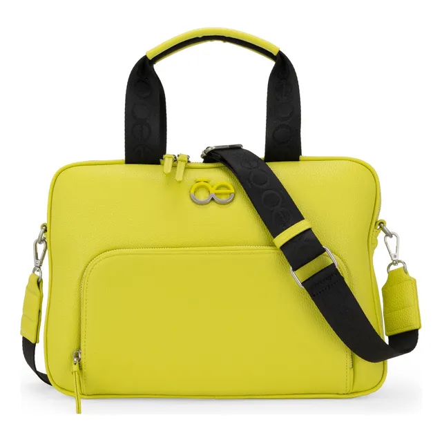 Bolsa Porta Laptop Cloe Rabriel Maximo Color Amarillo Tamaño de pantalla de la laptop 15