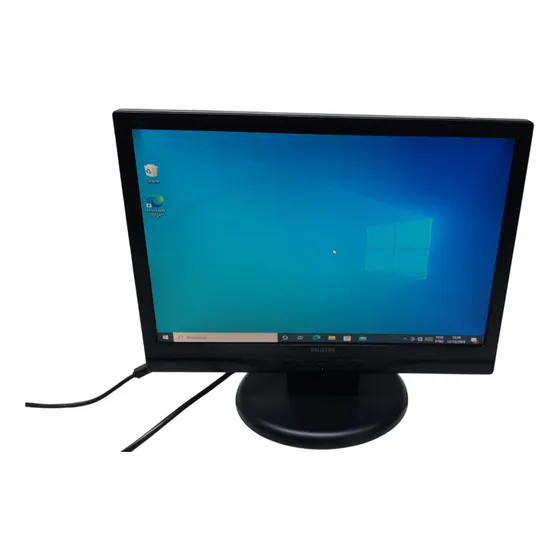 Monitor Philips Mod 170cw8 17  Preto Bivolt Widscrenn Usado