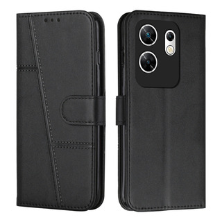~ Funda De Teléfono De Piel Negra Para Infinix Zero 30 4g ~ Funda De Teléfono De Piel Negra Para Infinix Zero 30 4g