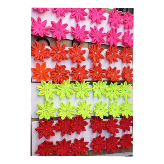 Gomitas De Pelo Flor. Ideal Para Revendedores.  12 Unidades 