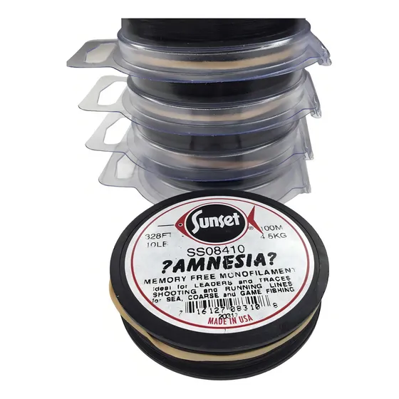 Nylon Amnesia 10 Lbs-0.29mm 100mts Avellaneda Color Negro