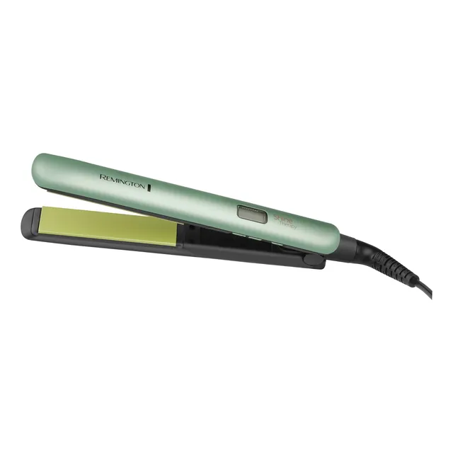 Planchita de pelo Remington Shine Therapy S9960 verde