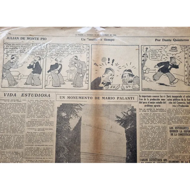 Julián De Monte Pío (isidoro) Y Patoruzú / La Razón Año 1930