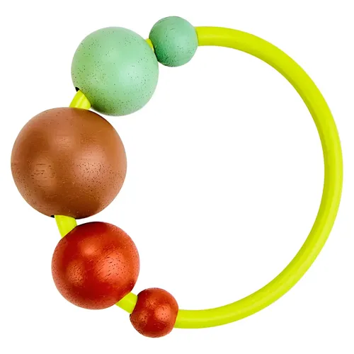 Cascabeles Con Mango De Madera Para Niños - Sonajero De Arcoíris, Instrumento Musical Educativo Para Estimulación Auditiva Y Motricidad, Edad 2+