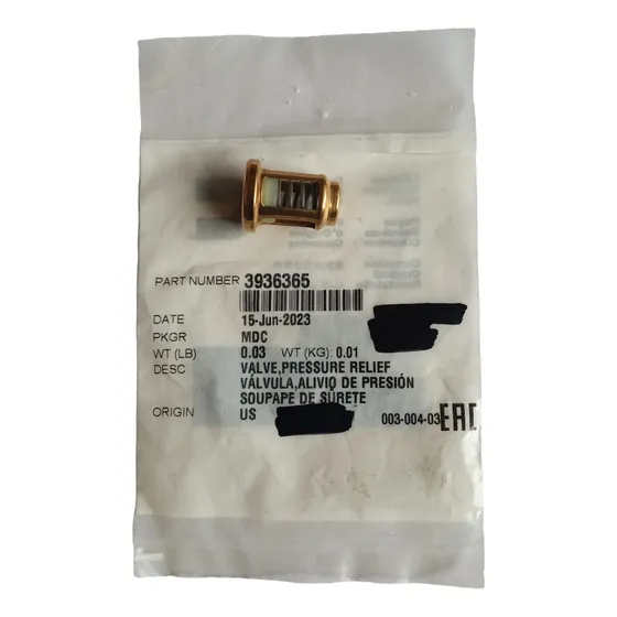 Válvula Enfriador De Aceite Motor Isb 6b 4b 3936365