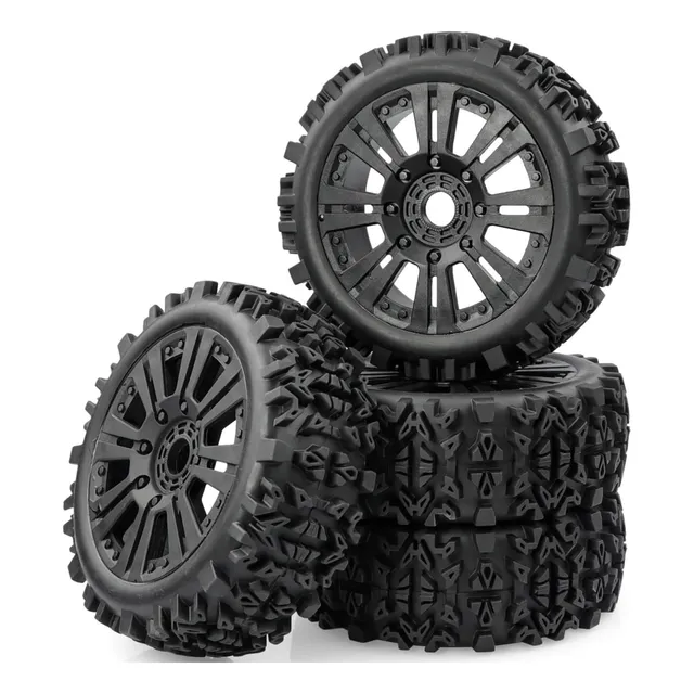 Aimrock 4pcs Rc Buggy Wheels & Tires De 17 Mm Wheel Hex Para
