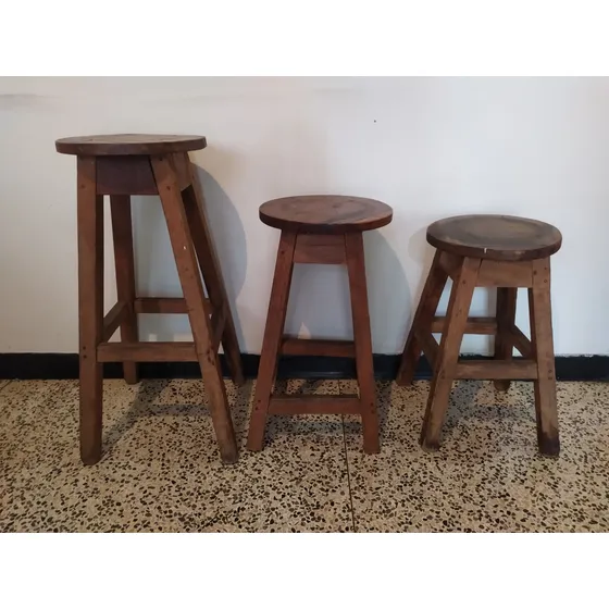 Banquitos De Madera (usados)