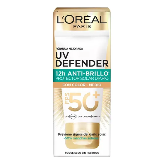 Protector Solar L'oréal Paris Uv Defender Con Color 40g