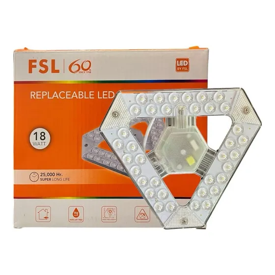 Pack X3 Lampara Para Remplazo Tubo Florescente Circular- Fsl
