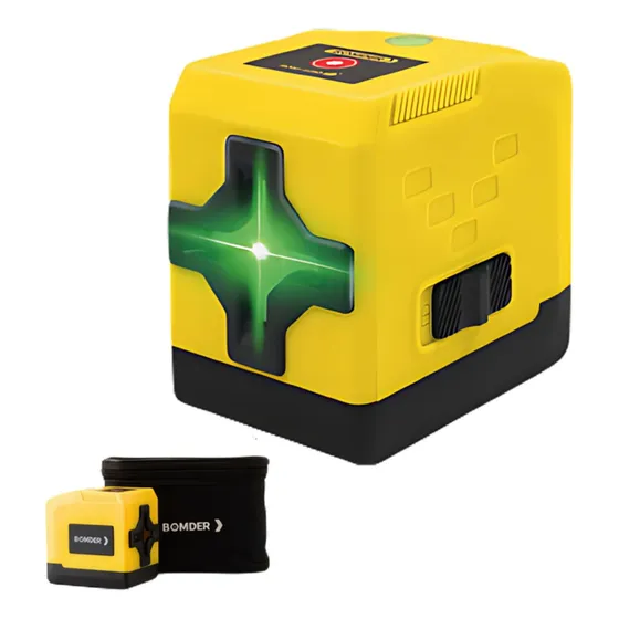 Nível A Laser Verde 2 Linhas Eixo Cruz Portatil Suporte Imã