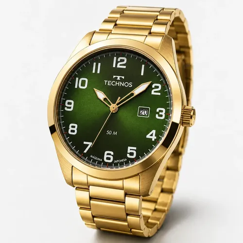 Relógio Technos Masculino Digital Dourado - Bj3463ab/1d Cor do